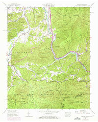 preview thumbnail of historical topo map of Cocke County, TN in 1940