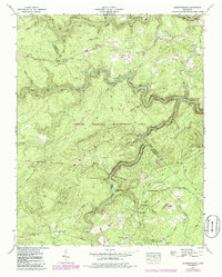 preview thumbnail of historical topo map of Cumberland County, TN in 1943