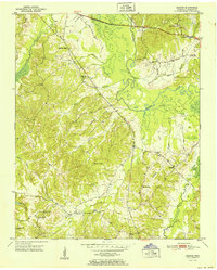 preview thumbnail of historical topo map of Hardeman County, TN in 1951