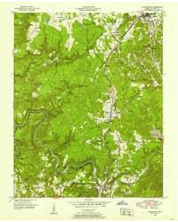 Download a high-resolution, GPS-compatible USGS topo map for Helenwood, TN (1953 edition)