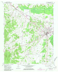 Download a high-resolution, GPS-compatible USGS topo map for Henderson, TN (1981 edition)