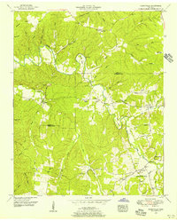 preview thumbnail of historical topo map of Lawrence County, TN in 1951