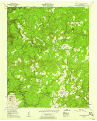 Download a high-resolution, GPS-compatible USGS topo map for Herbert Domain, TN (1958 edition)