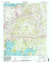 Download a high-resolution, GPS-compatible USGS topo map for Hermitage, TN (1983 edition)