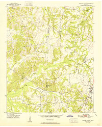 Download a high-resolution, GPS-compatible USGS topo map for Hickory Valley, TN (1951 edition)