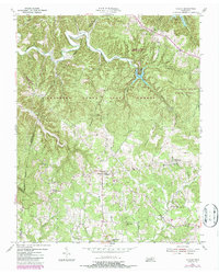 Download a high-resolution, GPS-compatible USGS topo map for Hilham, TN (1987 edition)