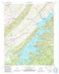 Download a high-resolution, GPS-compatible USGS topo map for Holston Valley, TN (1992 edition)