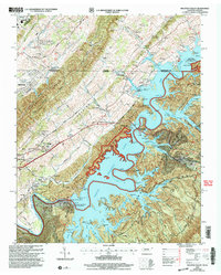 Download a high-resolution, GPS-compatible USGS topo map for Holston Valley, TN (2004 edition)