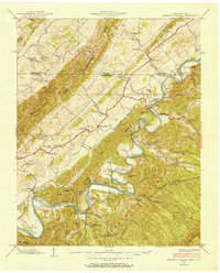 Download a high-resolution, GPS-compatible USGS topo map for Holston Valley, TN (1952 edition)