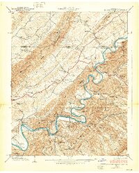 Download a high-resolution, GPS-compatible USGS topo map for Holston Valley, TN (1938 edition)