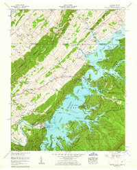 Download a high-resolution, GPS-compatible USGS topo map for Holston Valley, TN (1962 edition)
