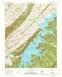 Download a high-resolution, GPS-compatible USGS topo map for Holston Valley, TN (1971 edition)