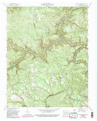 Download a high-resolution, GPS-compatible USGS topo map for Honey Creek, TN (1989 edition)