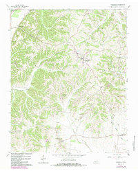 Download a high-resolution, GPS-compatible USGS topo map for Hornbeak, TN (1983 edition)
