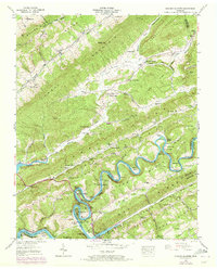 Download a high-resolution, GPS-compatible USGS topo map for Howard Quarter, TN (1973 edition)