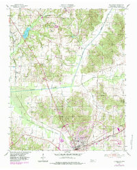 Download a high-resolution, GPS-compatible USGS topo map for Huntingdon, TN (1984 edition)