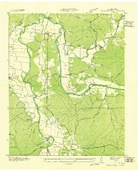1936 Map of Humphreys County, TN