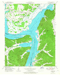 Download a high-resolution, GPS-compatible USGS topo map for Hustburg, TN (1967 edition)