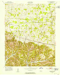 Download a high-resolution, GPS-compatible USGS topo map for Indian Mound, TN (1953 edition)