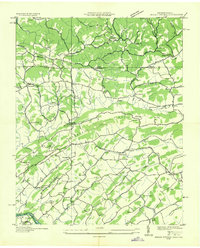 Download a high-resolution, GPS-compatible USGS topo map for Indian Springs, TN (1935 edition)