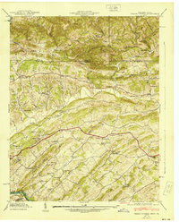 Download a high-resolution, GPS-compatible USGS topo map for Indian Springs, TN (1940 edition)