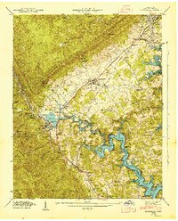 Download a high-resolution, GPS-compatible USGS topo map for Jacksboro, TN (1947 edition)