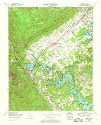 Download a high-resolution, GPS-compatible USGS topo map for Jacksboro, TN (1969 edition)