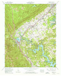 Download a high-resolution, GPS-compatible USGS topo map for Jacksboro, TN (1975 edition)