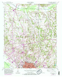 preview thumbnail of historical topo map of Madison County, TN in 1950