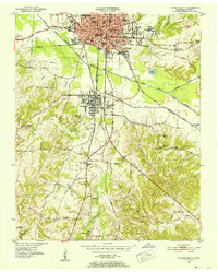 preview thumbnail of historical topo map of Madison County, TN in 1950