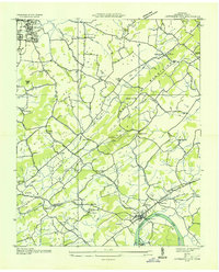 1935 Map of Jefferson City
