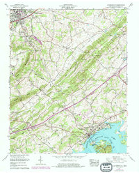 Download a high-resolution, GPS-compatible USGS topo map for Jefferson City, TN (1976 edition)
