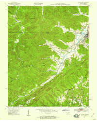 Download a high-resolution, GPS-compatible USGS topo map for Jellico West, TN (1959 edition)