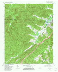 Download a high-resolution, GPS-compatible USGS topo map for Jellico West, TN (1980 edition)