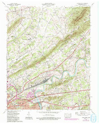 Download a high-resolution, GPS-compatible USGS topo map for John Sevier, TN (1993 edition)