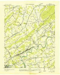 Download a high-resolution, GPS-compatible USGS topo map for John Sevier, TN (1936 edition)
