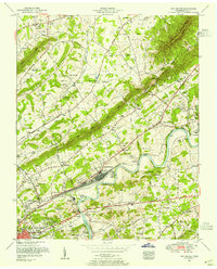 Download a high-resolution, GPS-compatible USGS topo map for John Sevier, TN (1955 edition)