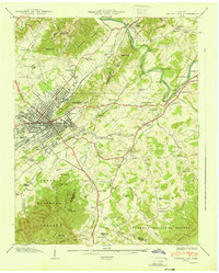 1940 Map of Johnson City