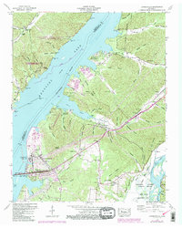 Download a high-resolution, GPS-compatible USGS topo map for Johnsonville, TN (1988 edition)