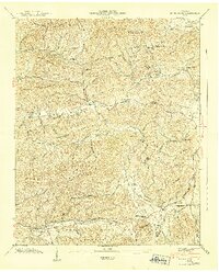 preview thumbnail of historical topo map of Sevier County, TN in 1940