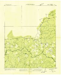 Download a high-resolution, GPS-compatible USGS topo map for Jones Knob, TN (1936 edition)