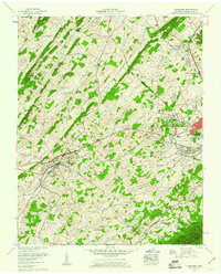 Download a high-resolution, GPS-compatible USGS topo map for Jonesboro, TN (1960 edition)