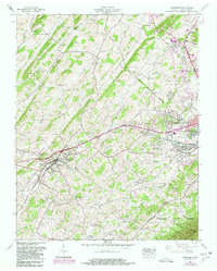 preview thumbnail of historical topo map of Washington County, TN in 1959