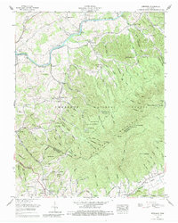 Download a high-resolution, GPS-compatible USGS topo map for Keenburg, TN (1988 edition)