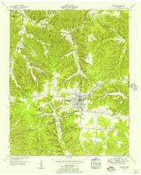 Download a high-resolution, GPS-compatible USGS topo map for Kimmins, TN (1956 edition)