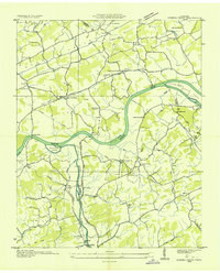 Download a high-resolution, GPS-compatible USGS topo map for Kykers Ferry, TN (1935 edition)