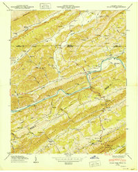 Download a high-resolution, GPS-compatible USGS topo map for Kyles Ford, TN (1950 edition)