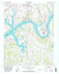 preview thumbnail of historical topo map of Wilson County, TN in 1955
