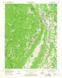 Download a high-resolution, GPS-compatible USGS topo map for Lake City, TN (1968 edition)