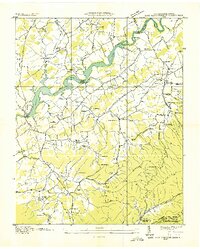 Download a high-resolution, GPS-compatible USGS topo map for Lake Davy Crockett, TN (1936 edition)